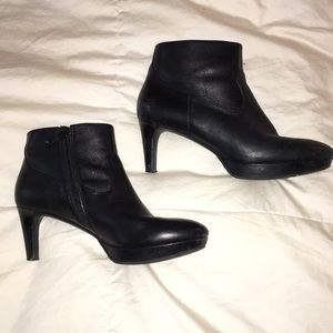 Rockport Adidas leather boot heals